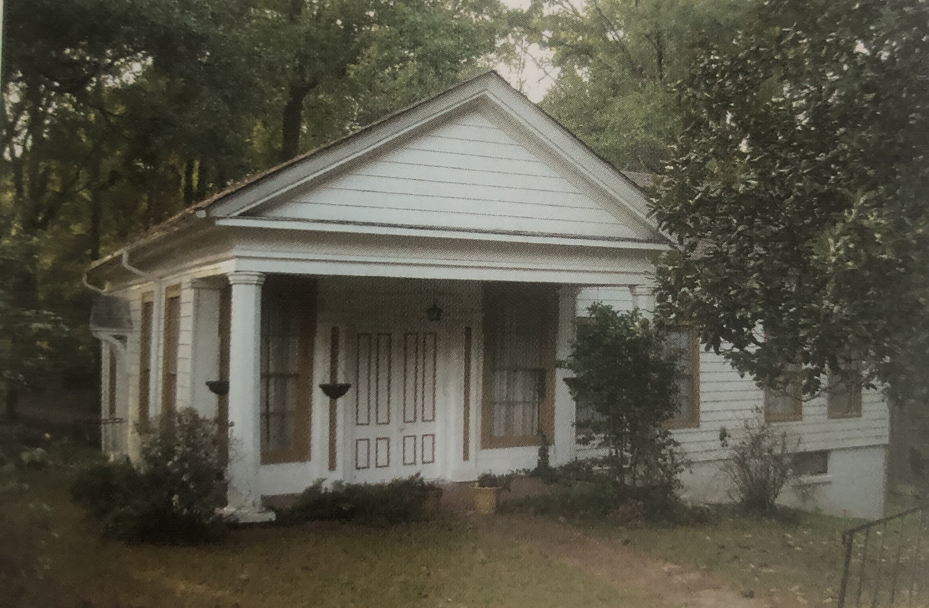 Photo of the front of the house