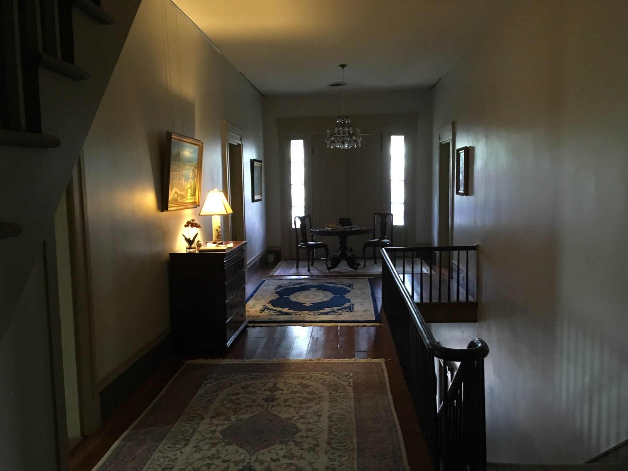 upstairs hallway