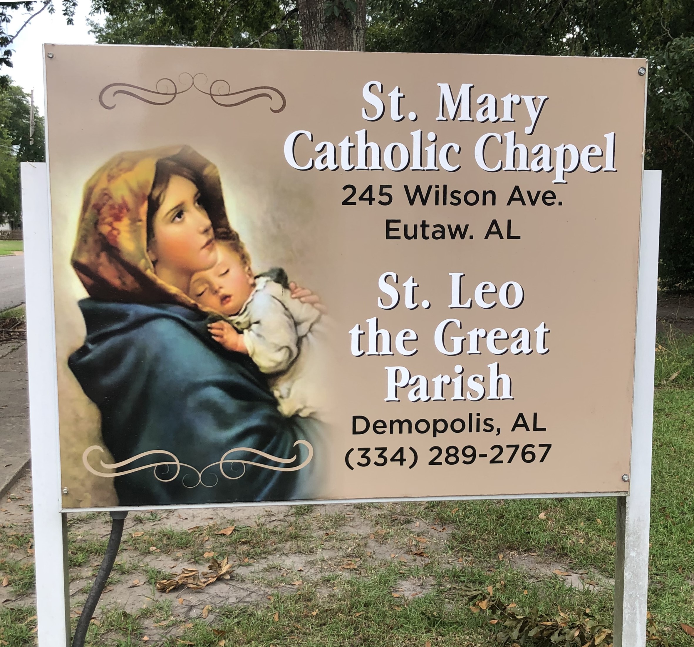 Photo of the Chapel Sign