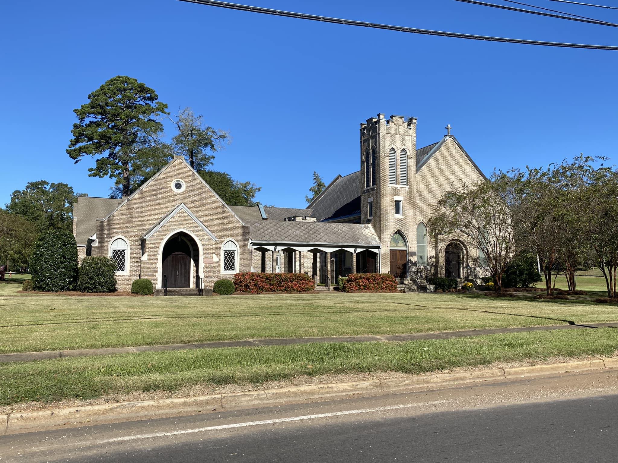 Photo of the front of the church